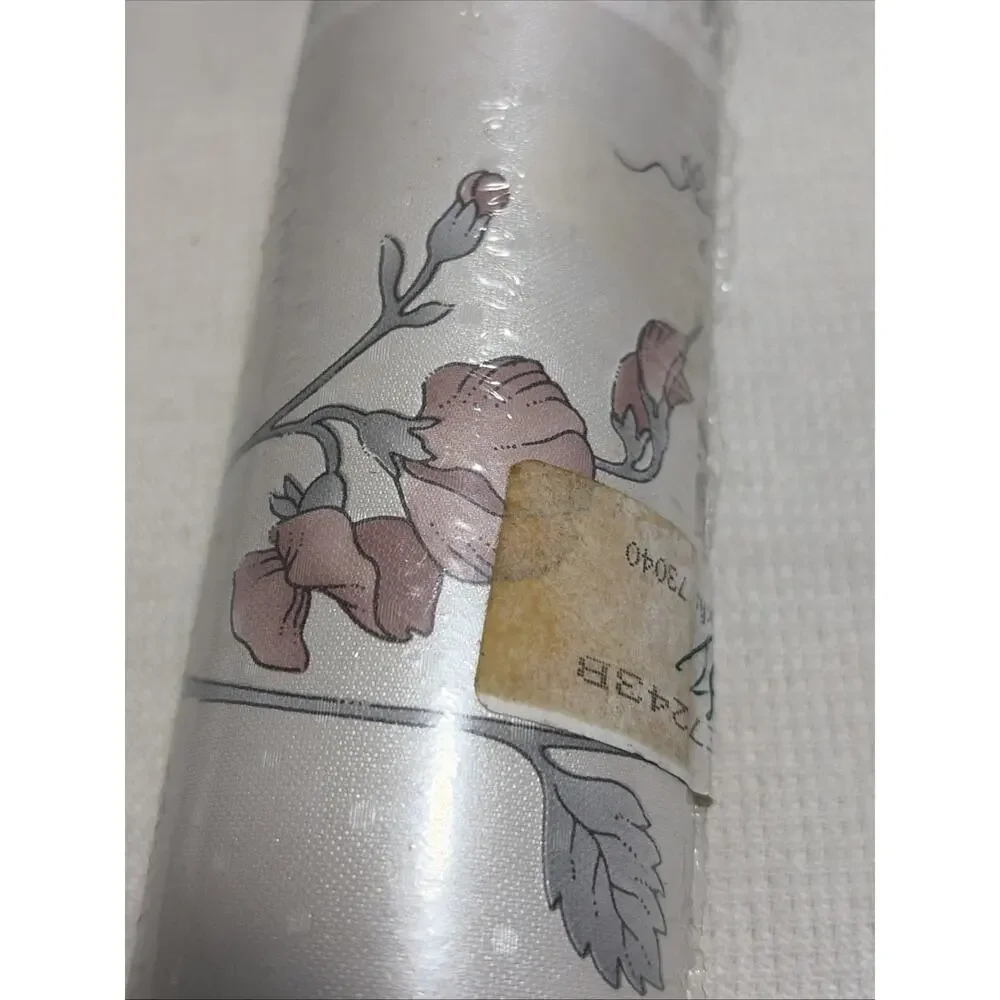 Vintage Floral Wallpaper 7” Border ME243B Lot 5 TYLR Muted New Old Stock 90s